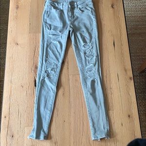 American Eagle jeans olive color